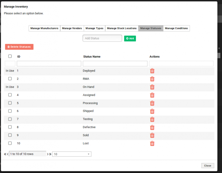 Inventory Powercode Knowledgebase