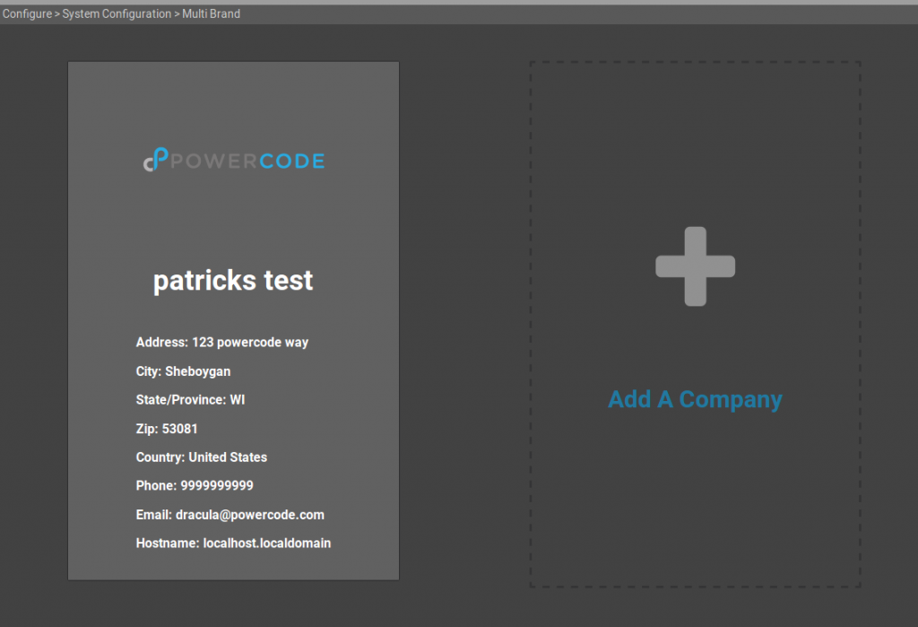 Multibranding – Powercode Knowledgebase