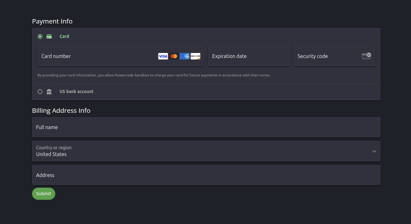 Stripe V2 Payment Gateway – Powercode Knowledgebase